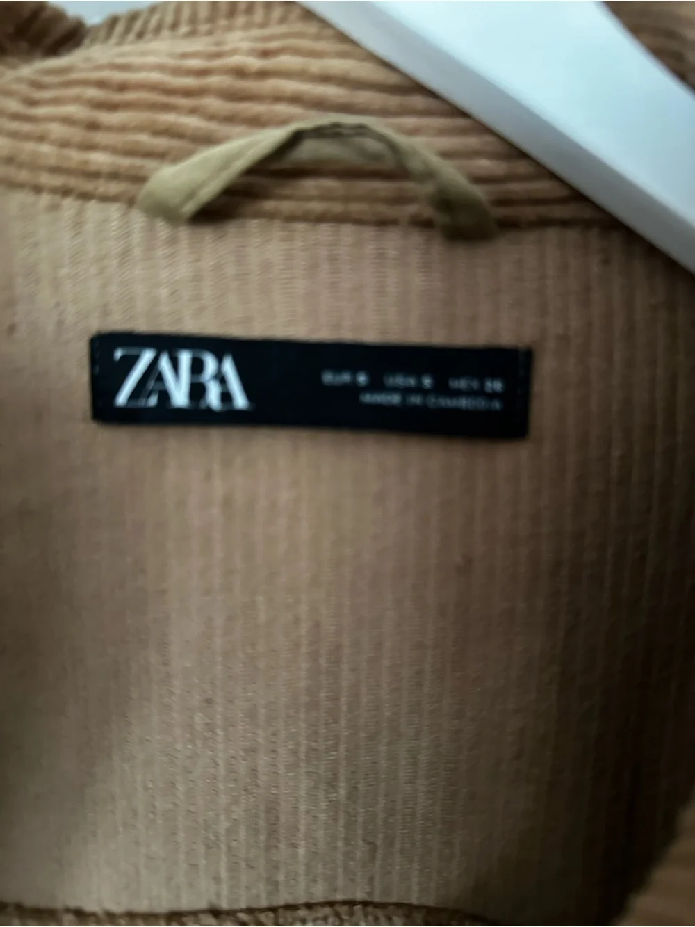 Tan Corduroy Jacket
